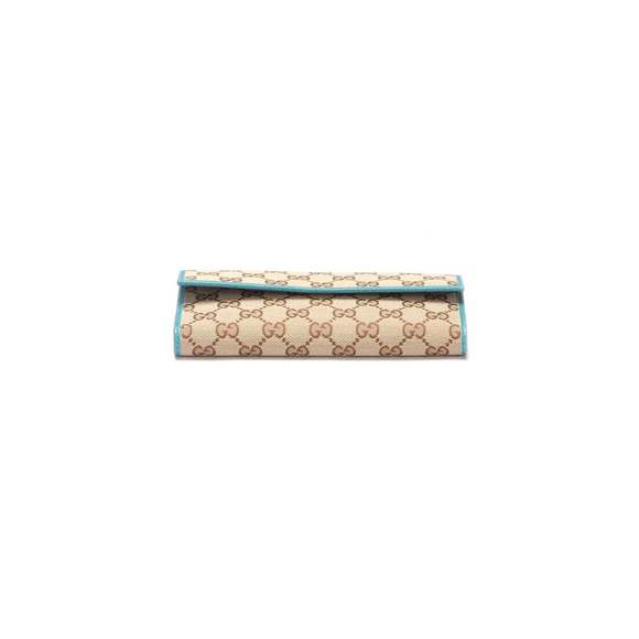 GUCCI Women's Canvas Continental Wallet in Brown - Excellent Condition in Brown - Picture 4 of 10